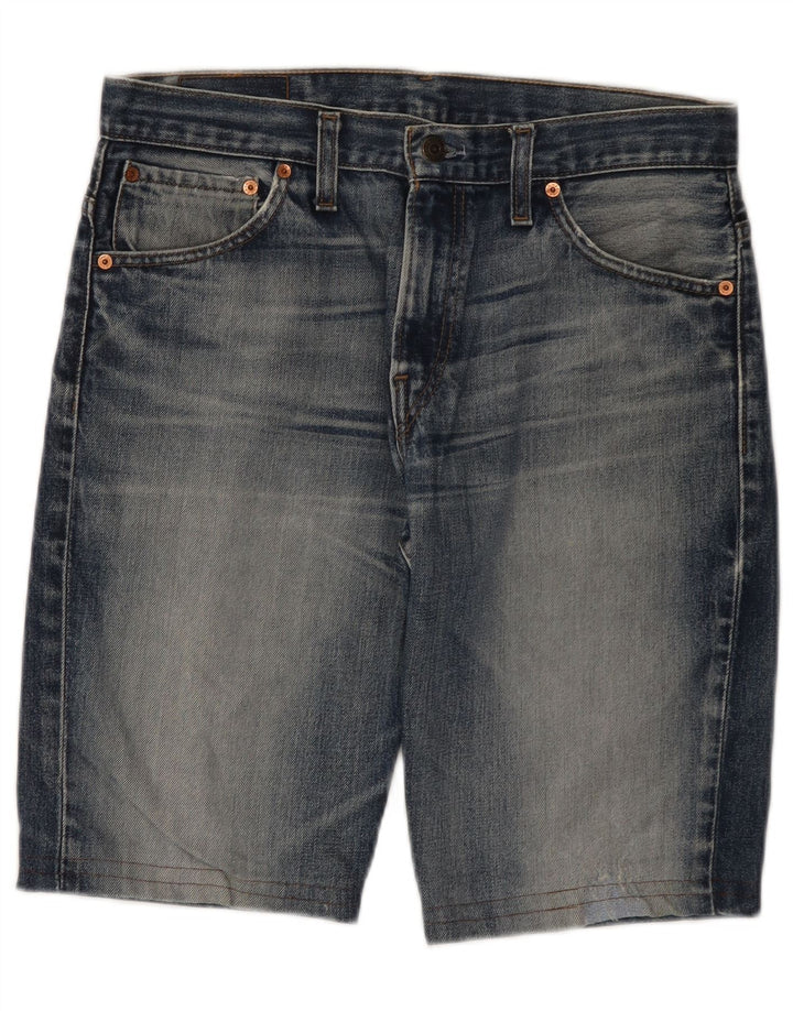 LEVI'S Herren 507 Denim Shorts W33 Mittelblaue Baumwolle