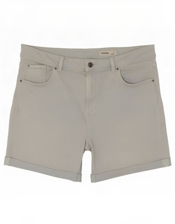 Marks & Spencer Damen Boyfriend-Jeansshorts UK 14 Large W34 Blaue Baumwolle