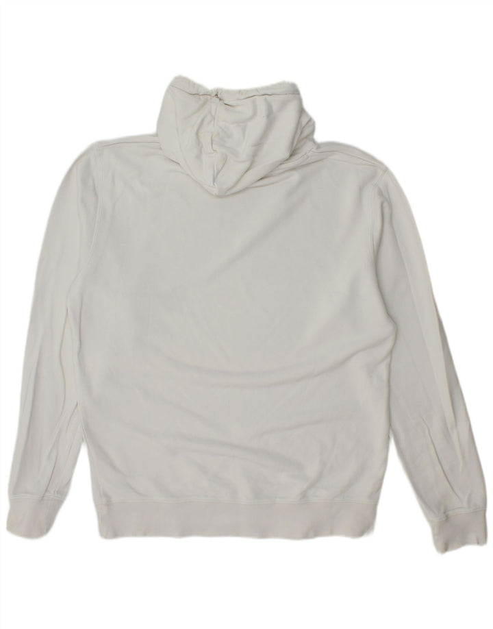 Gant Herren-Kapuzenpullover mit Grafik, groß, aus weißer Baumwolle
