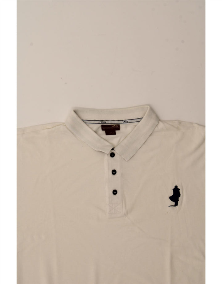 MARLBORO CLASSICS Mens Polo Shirt XL White Vintage Marlboro Classics and Second-Hand Marlboro Classics from Messina Hembry 