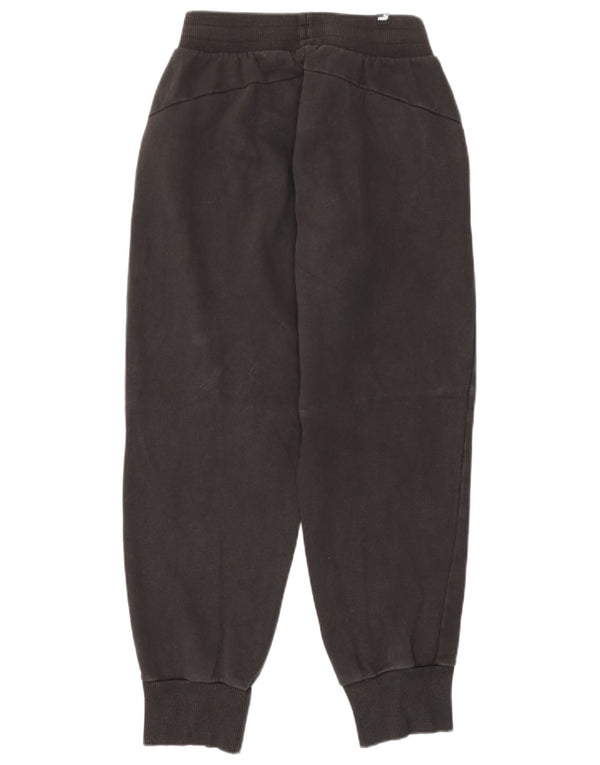Puma Damen Trainingshose Jogger UK 6 XS Schwarz Baumwolle