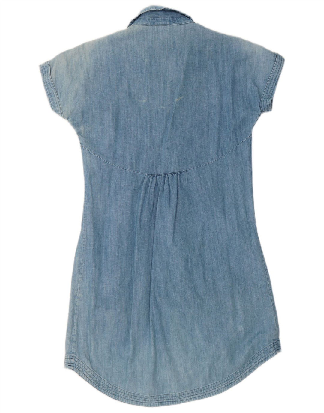 Fat Face Damen Jeanskleid UK 12 Mittelblaue Baumwolle