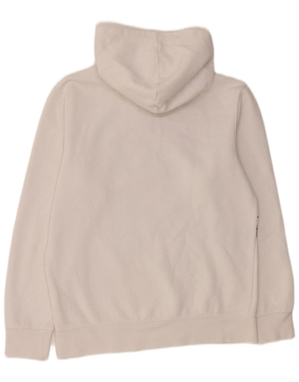 JORDAN Jungen-Pullover mit grafischem Kapuzenpullover, 13–14 Jahre, XL, weiße Baumwolle