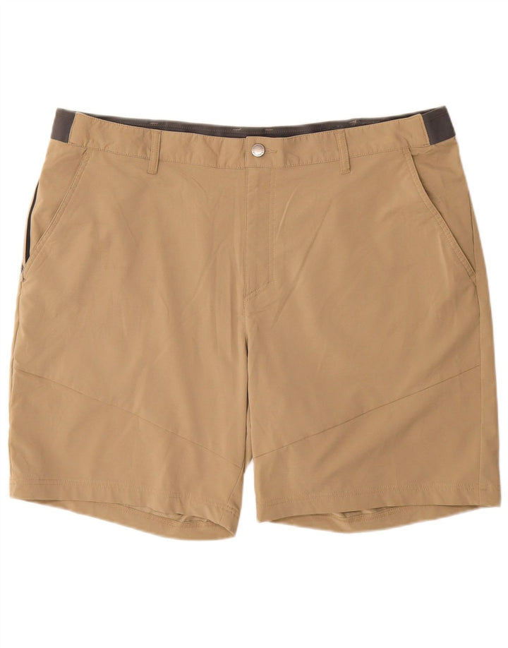 Columbia Herren Chinoshorts W40 XL Beige Colourblock Polyester