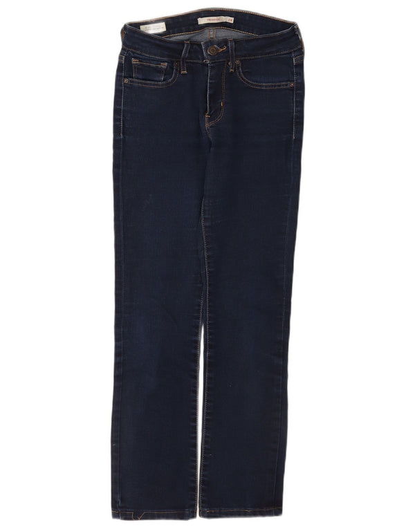 Levi's Damen 715 Bootcut Jeans W24 L26 Marineblau Baumwolle