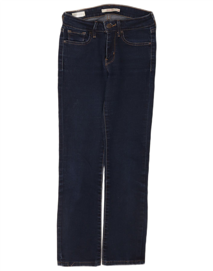 Levi's Damen 715 Bootcut Jeans W24 L26 Marineblau Baumwolle