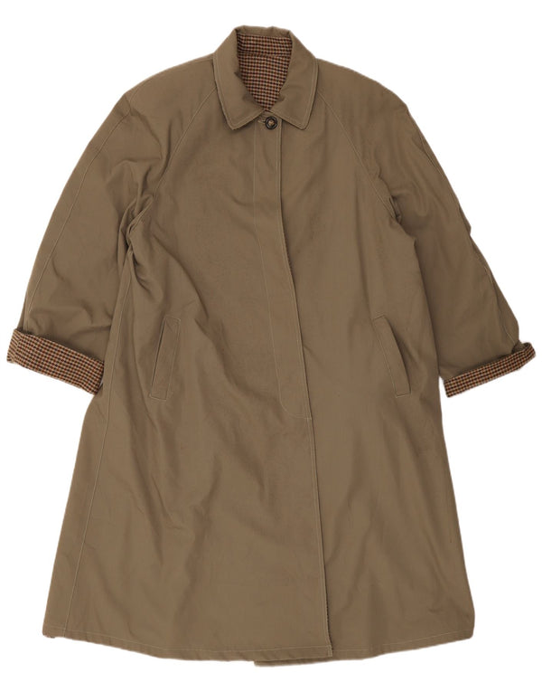 Vintage Damen Mantel UK 16 Large Khaki
