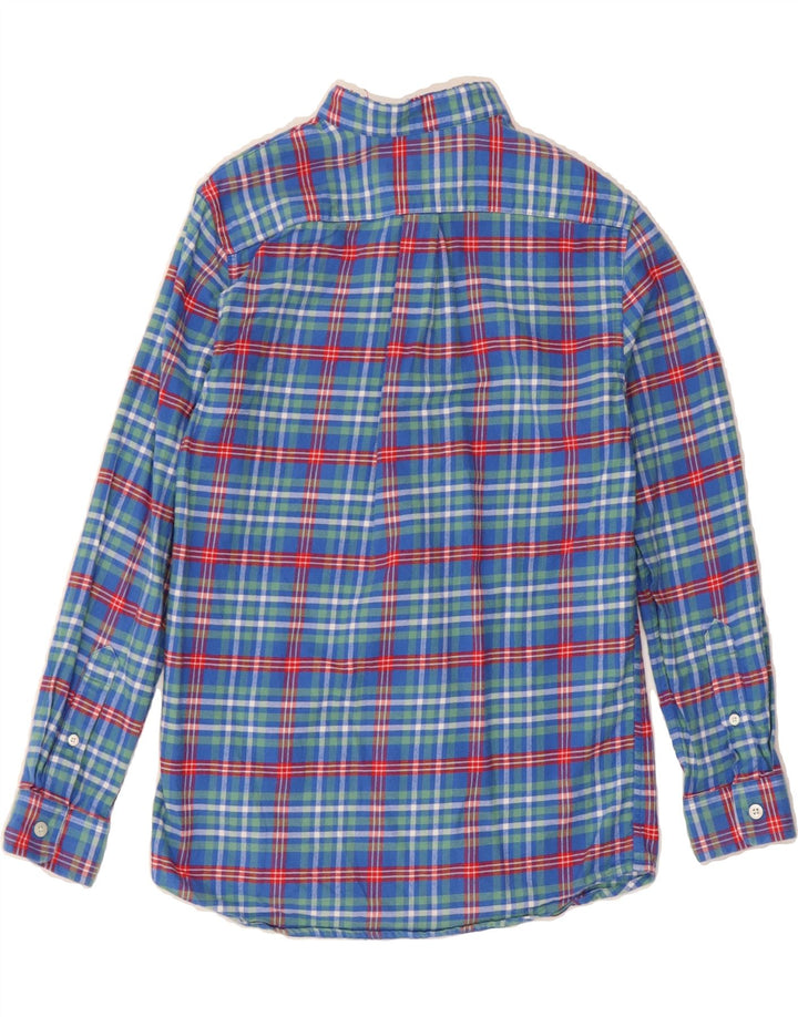 VINEYARD VINES Boys Formal Shirt 12-13 Years Medium  Blue Check Cotton Vintage Vineyard Vines and Second-Hand Vineyard Vines from Messina Hembry 