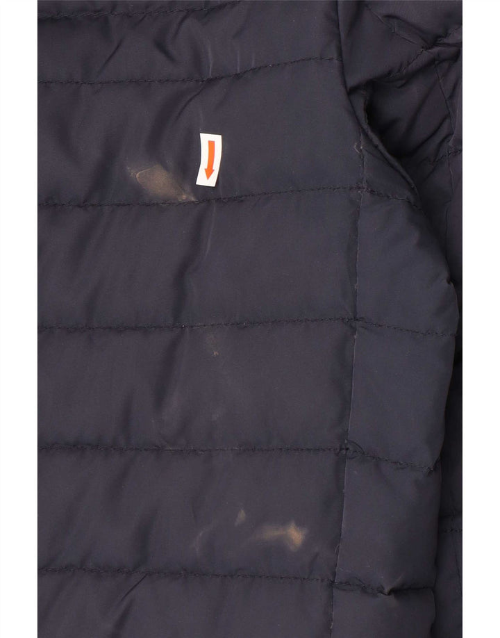 Tommy Hilfiger Herren-Jacke mit Kapuze, gepolstert, UK 36, Größe S, Marineblau, Polyester