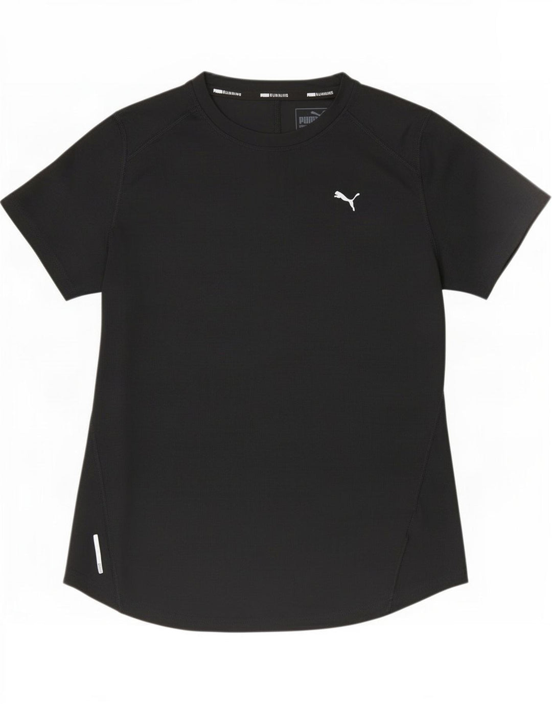 Puma Damen T-Shirt Top UK 14 Large Schwarz Polyester