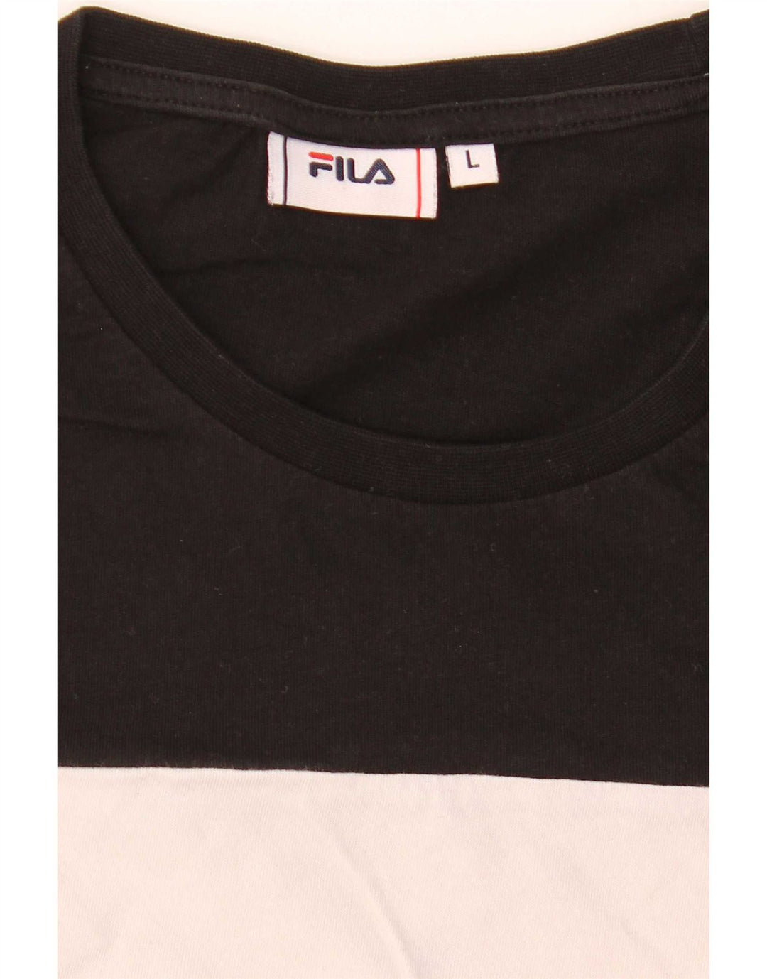 Fila Herren-T-Shirt mit Grafik, groß, mehrfarbig, Farbblock