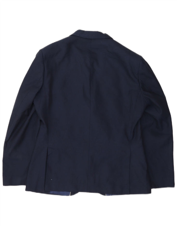 Marks & Spencer Herren-Blazer mit 2 Knöpfen, EU 48, mittleres Marineblau