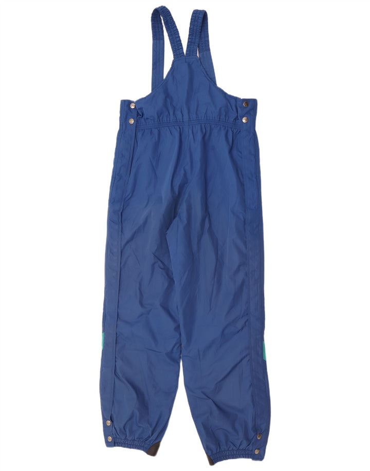 Fila Herren-Latzhose, Skihose IT 50, groß, blaues Farbblock-Polyester