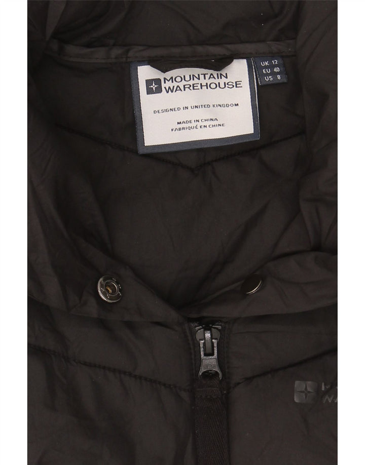 MOUNTAIN WAREHOUSE Womens Padded Gilet UK 12 Medium  Black Polyester Vintage Mountain Warehouse and Second-Hand Mountain Warehouse from Messina Hembry 