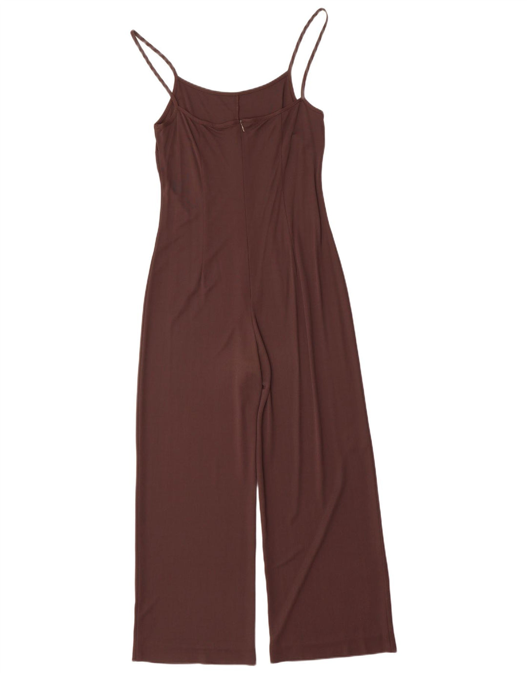 Vintage Damen Ärmelloser Overall UK 12 Mittelbraun