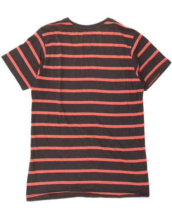 Billabong Herren T-Shirt Top XL schwarz gestreift aus Baumwolle