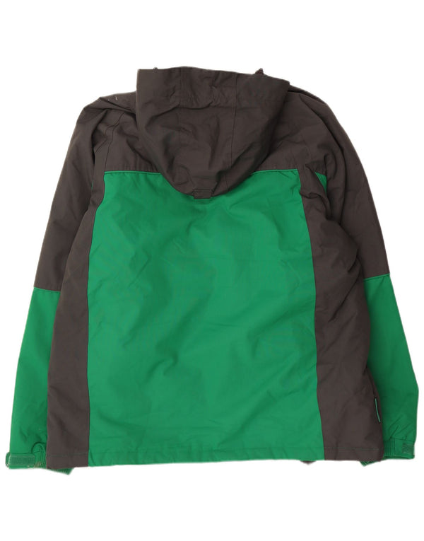 Mountain Warehouse Herren-Windbreaker-Jacke, UK 44 2XL, grüner Farbblock