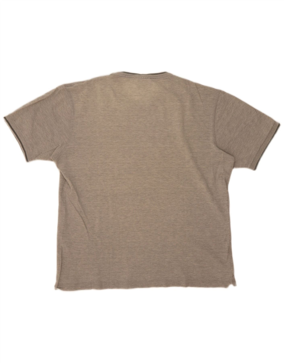Lacoste Herren T-Shirt Top Größe 5 Große grau gefleckte Baumwolle