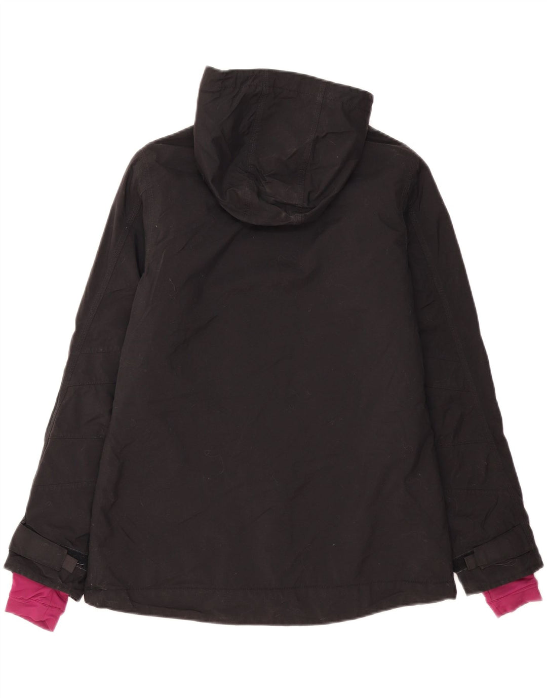 Carhartt Damen-Windbreakerjacke mit Kapuze, US 8/10, mittelschwarzes Polyester