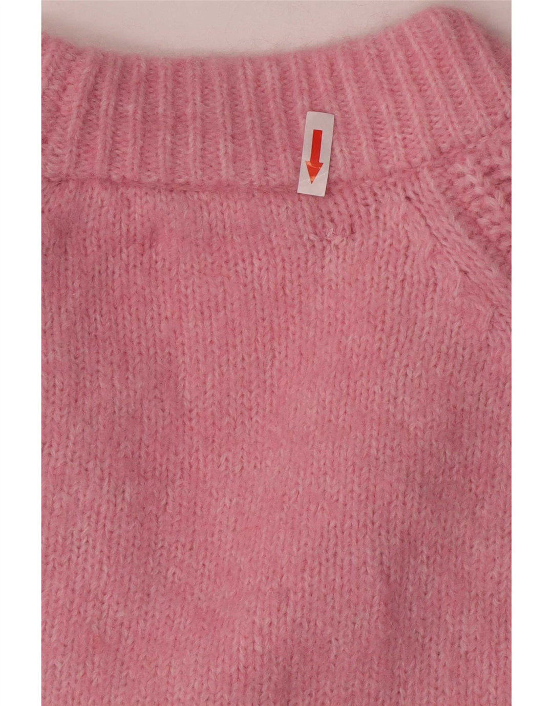 Vintage Damen Cardigan Pullover UK 14 Mittelrosa