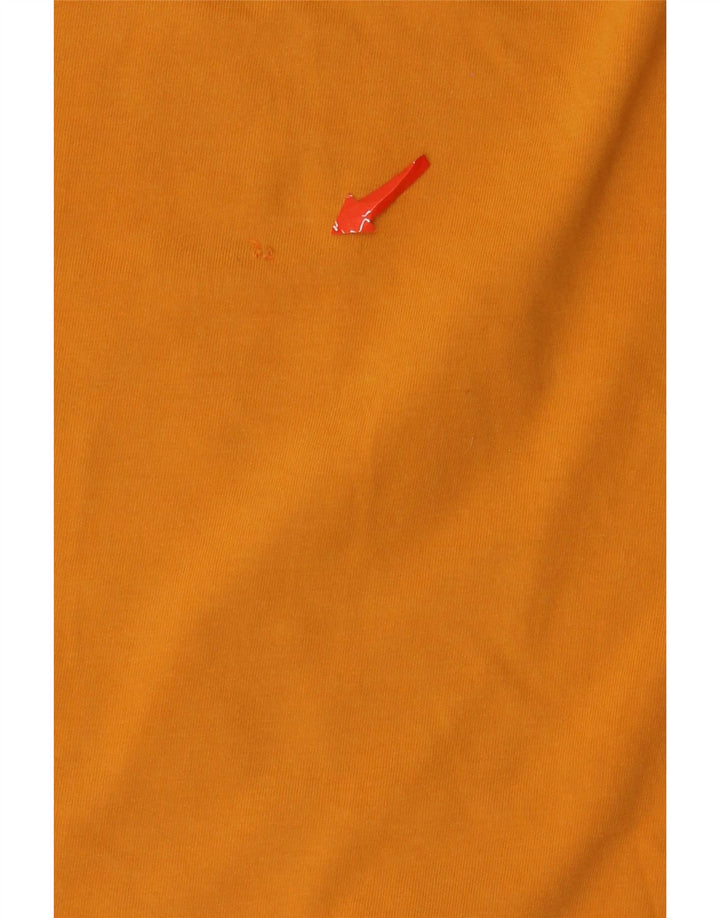 Ellesse Herren-T-Shirt mit Grafik, Größe S, gelbe Baumwolle