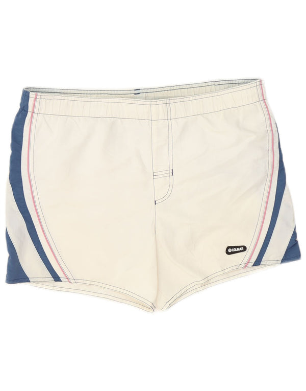 Colmar Herren-Badeshorts, EU 46, Größe S, Weiß, Farbblock