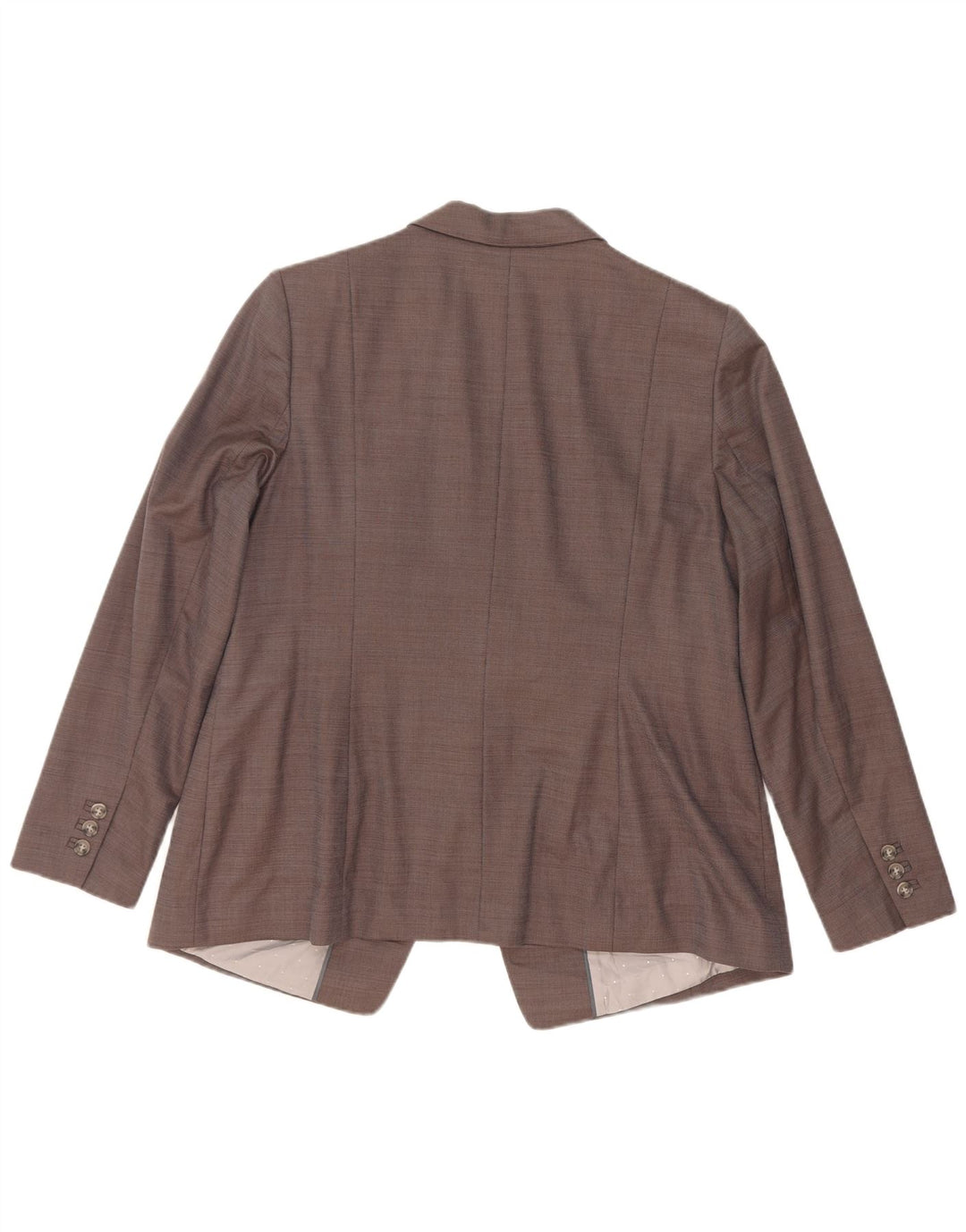 Marks & Spencer Damen 1-Knopf-Blazerjacke UK 18 XL Graue Viskose