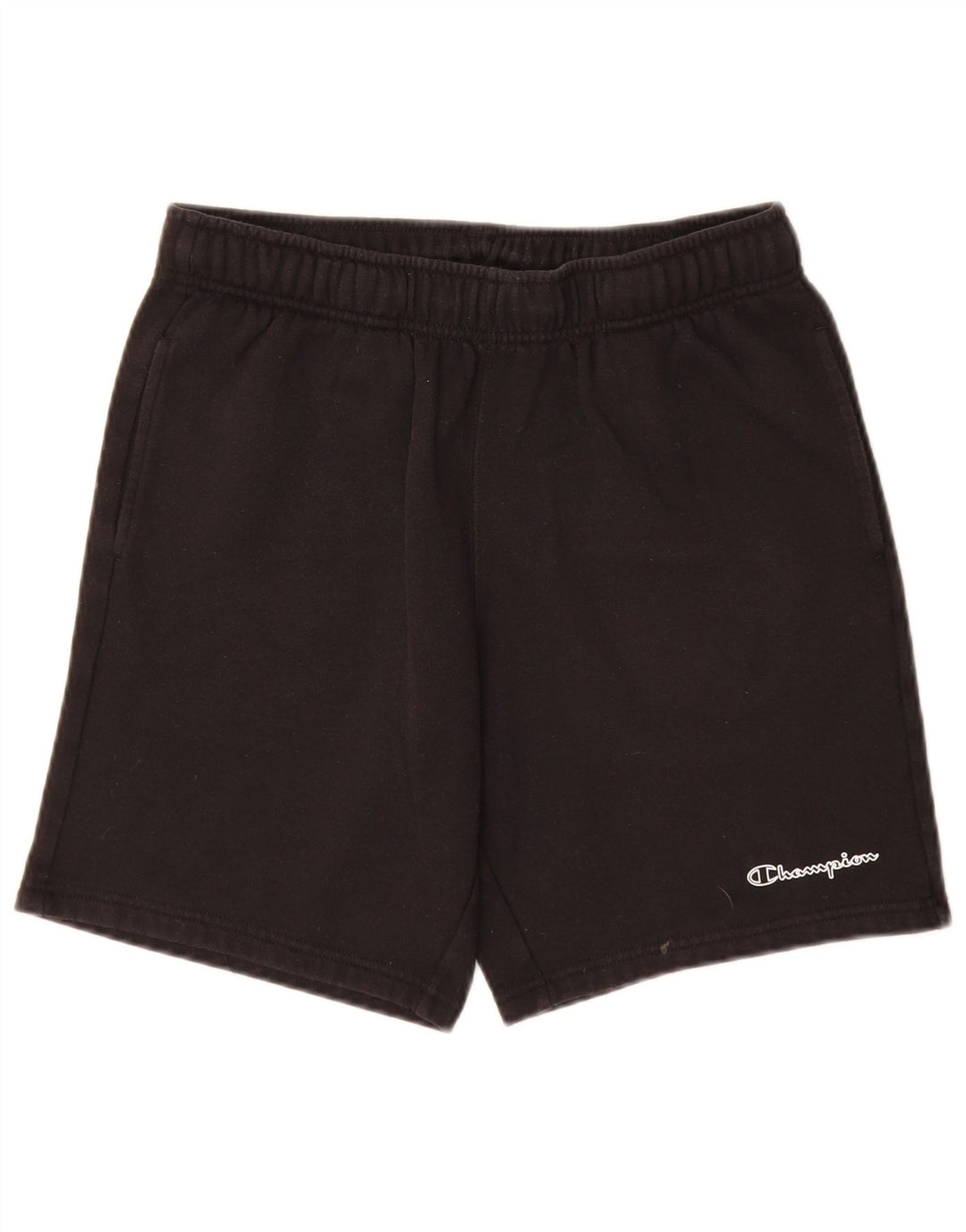 Champion Herren-Sportshorts aus mittelschwerer schwarzer Baumwolle
