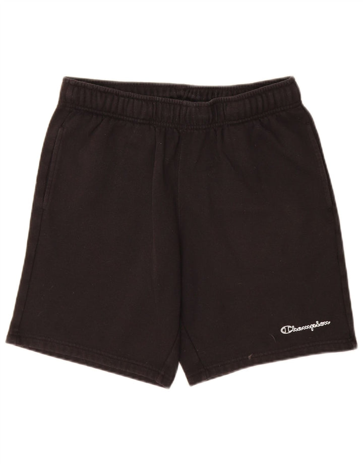 Champion Herren-Sportshorts aus mittelschwerer schwarzer Baumwolle