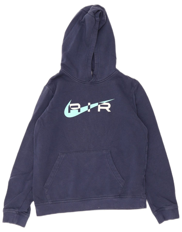 Nike Jungen Graphic Hoodie Pullover 13–14 Jahre XL Marineblau Baumwolle