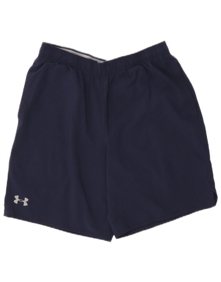UNDER ARMOUR Herren-Sportshorts, Größe L, Marineblau