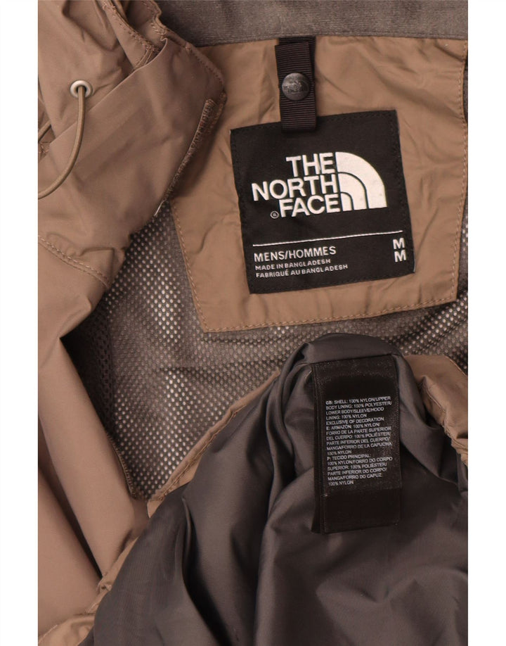 The North Face Herren-Regenjacke mit Kapuze, UK 38, mittelbeigefarbenes Nylon