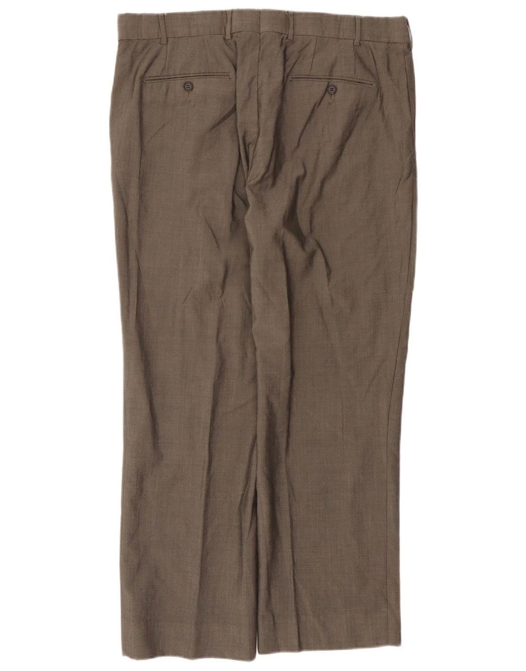 Vintage Herren gerade Anzughose W36 L28 Grau