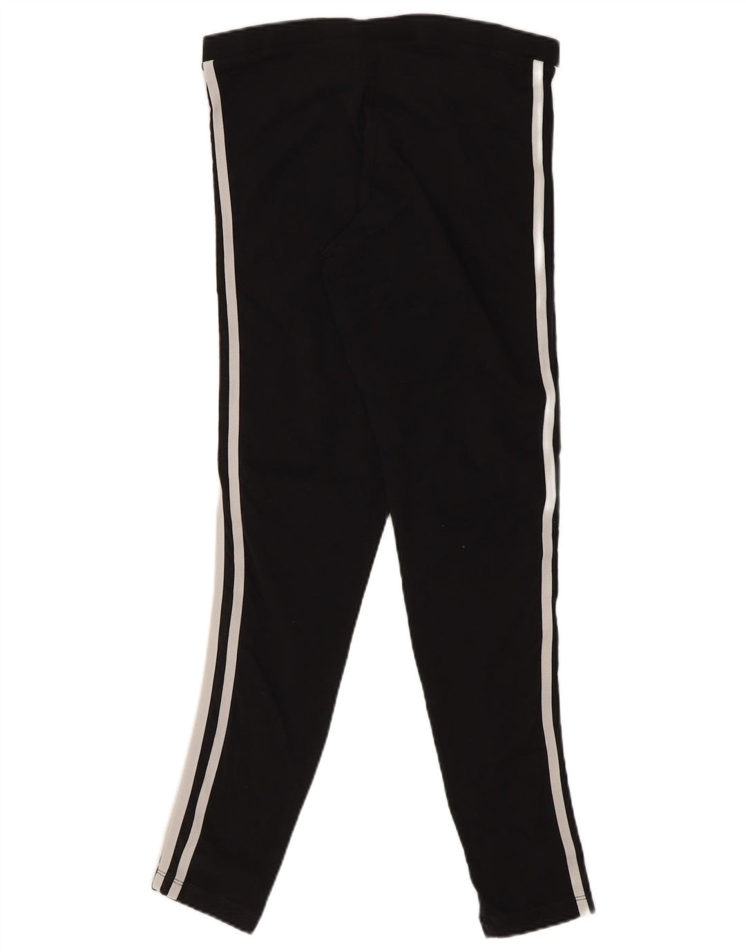 Adidas Damen Leggings UK10 Small Schwarz Baumwolle