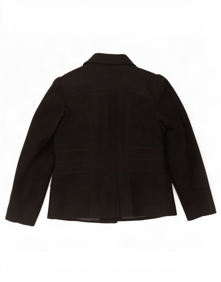 Marks & Spencer Damen-Blazerjacke mit 4 Knöpfen, UK 14, mittelschwarz, Polyester