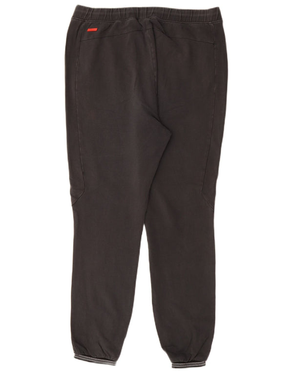 Puma Damen Trainingshose Jogger UK 14 Mittelschwarze Baumwolle