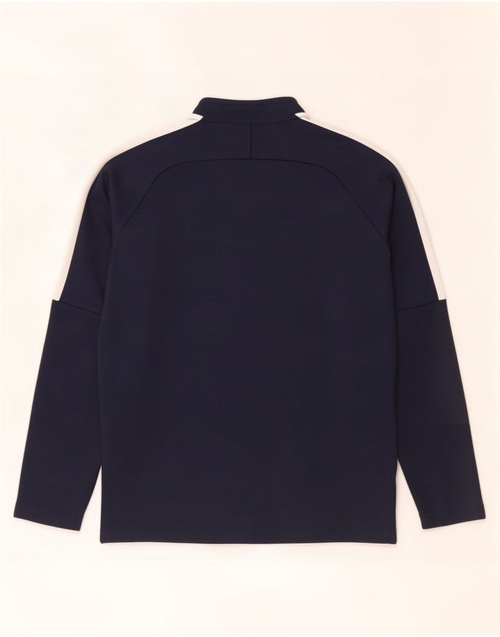 Nike Dri Fit Pullover-Trainingsanzugoberteil für Jungen, 10–11 Jahre, mittelgroß, Marineblau