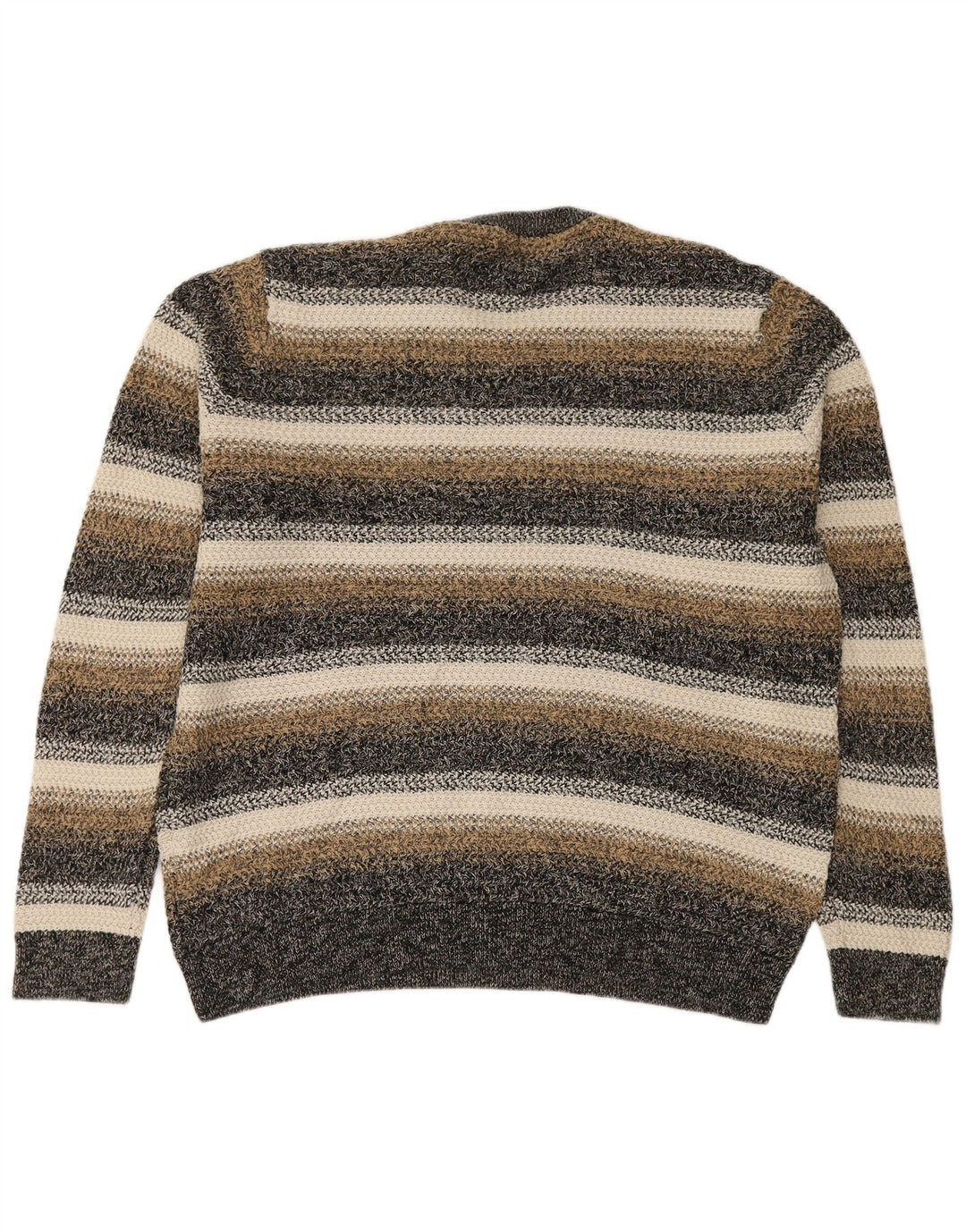 Marks & Spencer Herren-Pullover mit Rundhalsausschnitt, XL, mehrfarbig gestreift