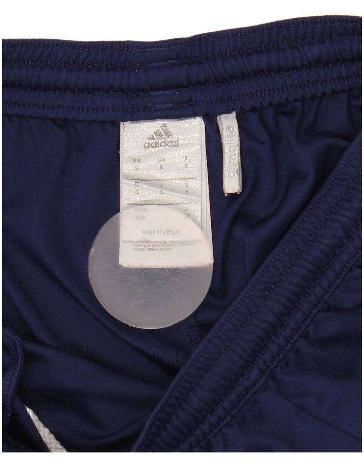 Adidas Herren Climalite Sport Shorts Small Marineblau Colourblock Polyester