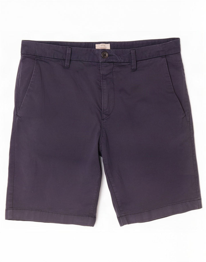 Timberland Herren Chino-Shorts W34 Große marineblaue Baumwolle