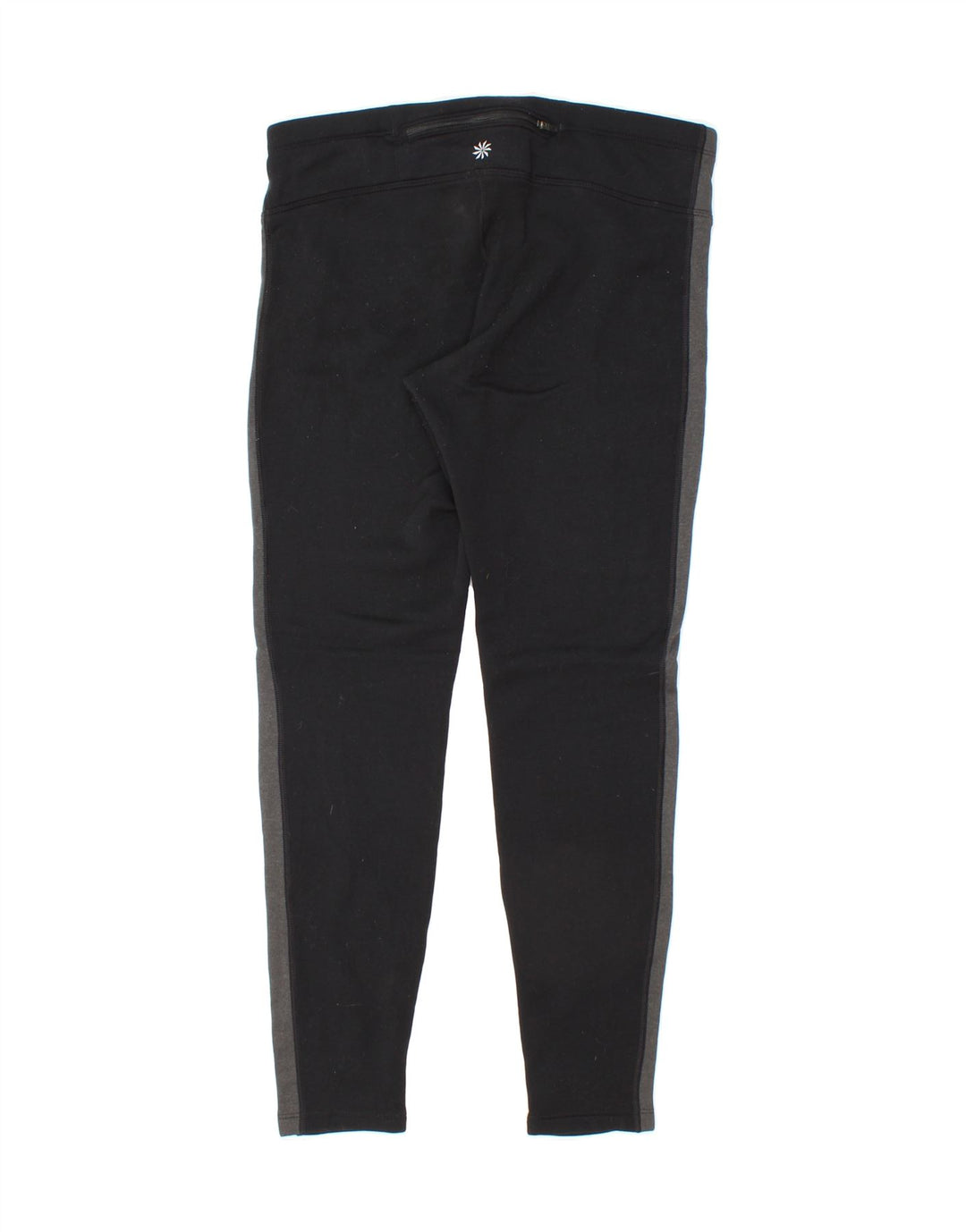 ATHLETA Womens Leggings UK 14 Medium Black Colourblock Polyester Vintage Athleta and Second-Hand Athleta from Messina Hembry 