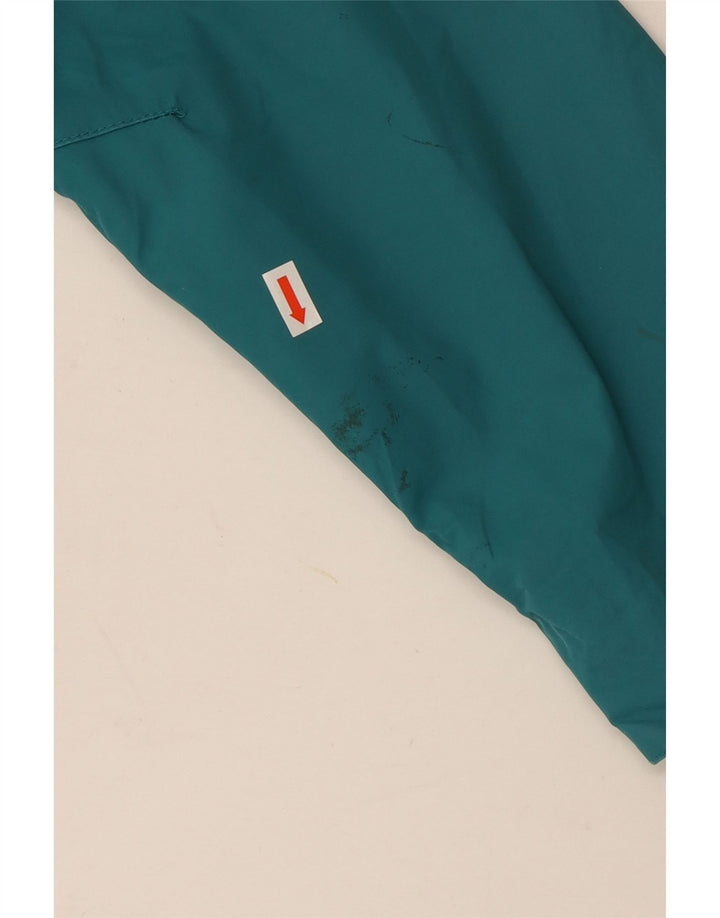 Jack Wolfskin Damen Regenjacke mit Kapuze UK 18 XL Türkis Polyamid