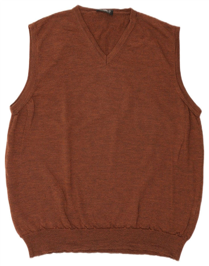 MAYSER Herren Weste Tank Top IT 56 XL Braune Wolle