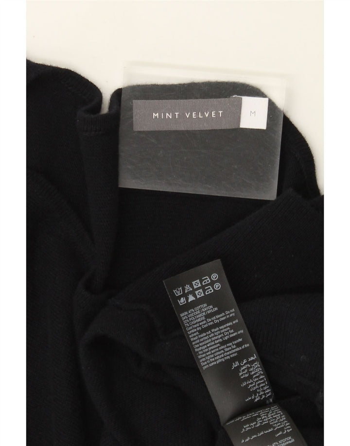 MINT VELVET Damen-Pullover in Übergröße mit U-Boot-Ausschnitt, Gr. 14, mittelschwarz