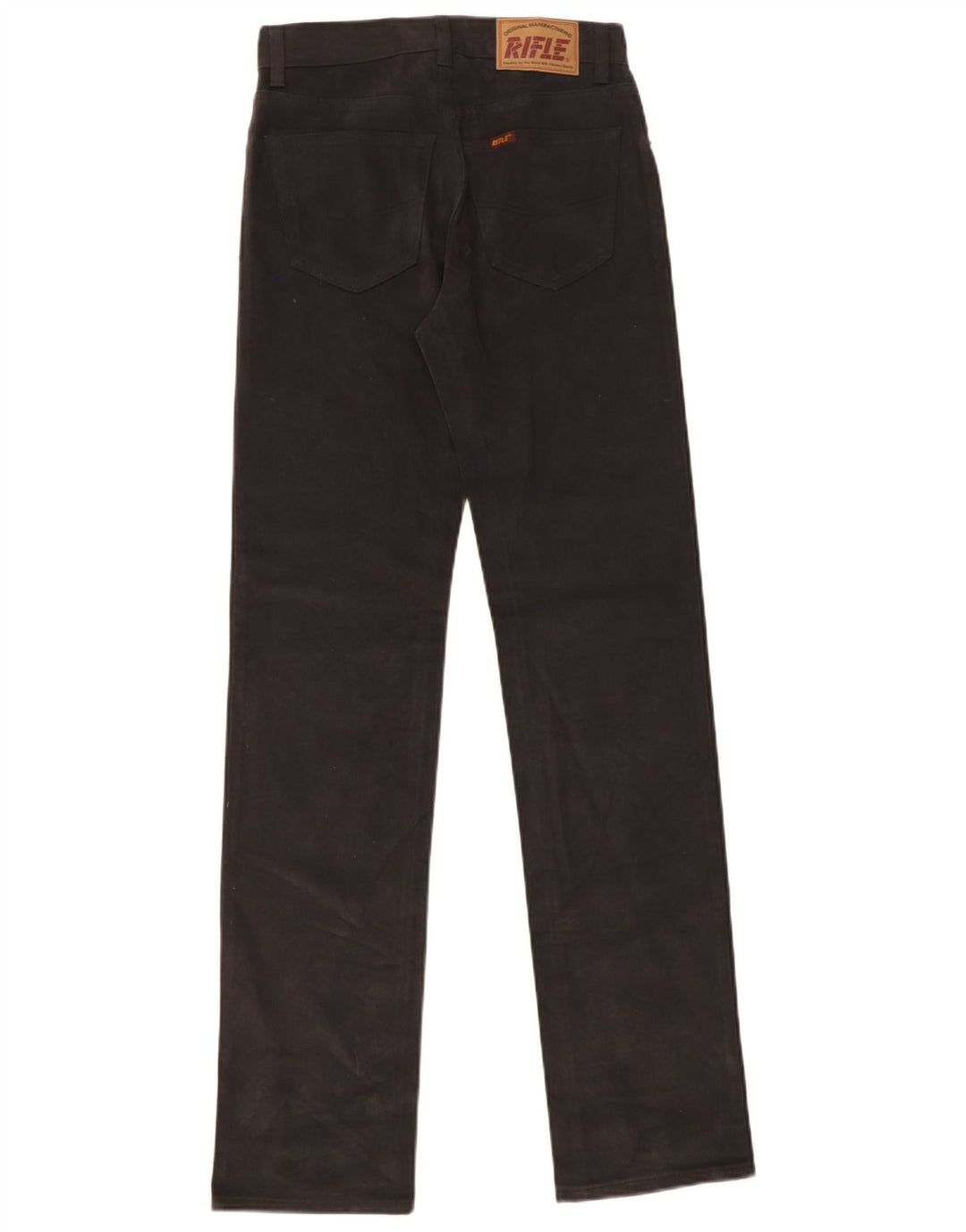 Rifle Herren Straight Jeans W28 L34 Schwarze Baumwolle