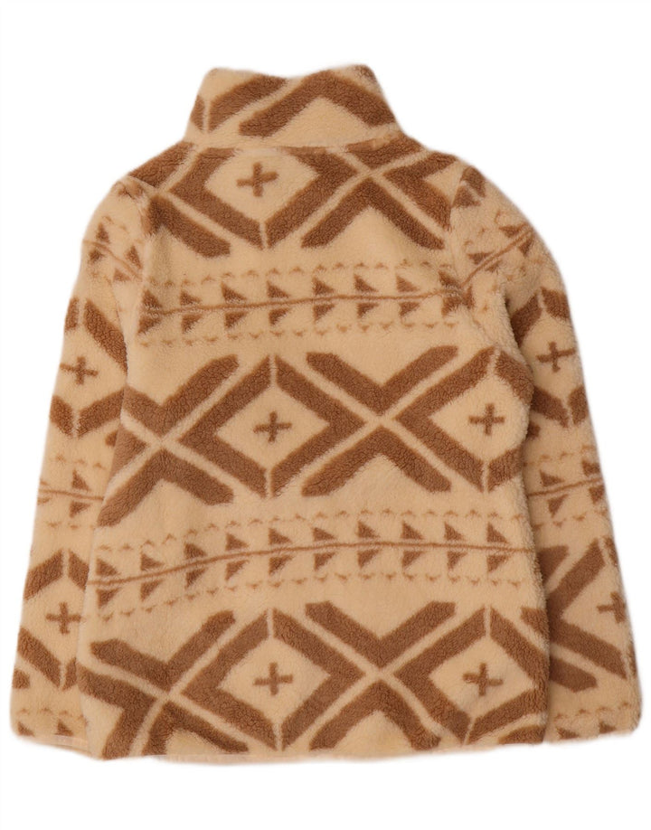 Basile Damen Fleecejacke UK 14 Large Beige Fair Isle Polyester