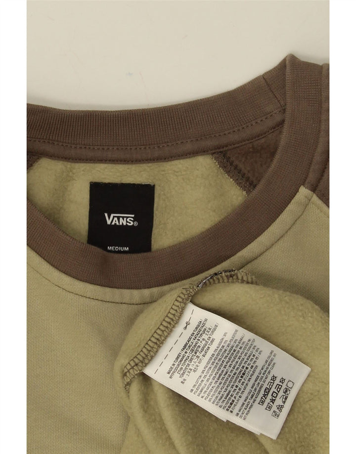 VANS Herren-Sweatshirt-Pullover, mittlere Khaki-Farbblock-Baumwolle