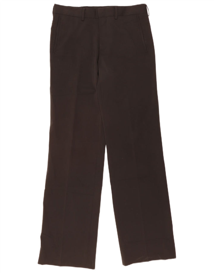 Gerade Chino-Hose für Herren von ZARA, EU 40, Größe M, W31, L34, Schwarz, Polyester