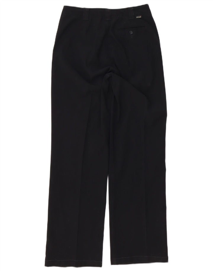 Guess Damen-Chinohose mit weitem Bein, W27 L30, schwarzes Polyester