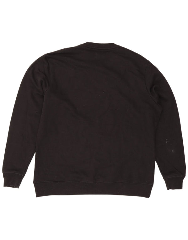 Champion Herren Sweatshirt Pullover XL Schwarz Baumwolle